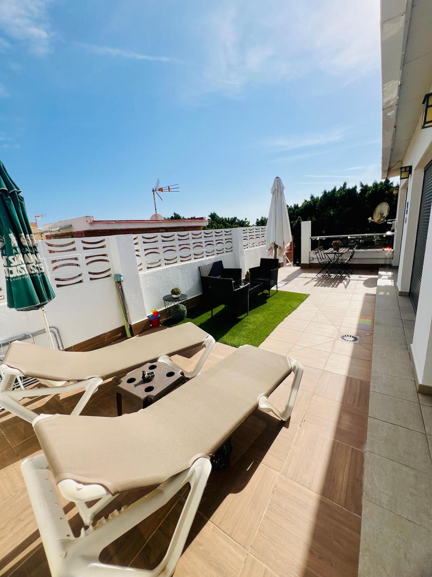 Casa Carmen Atico Primera Linea De Playa Malaga Ngoại thất bức ảnh